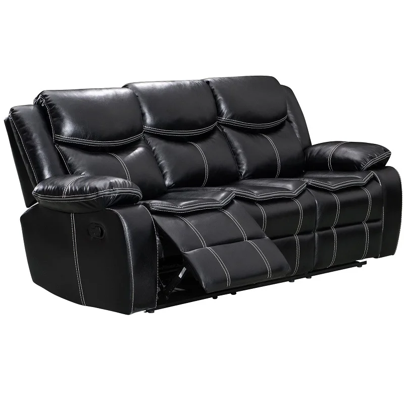 Modern luxury living room recliner chair multifunctional comfortable leather home furniture chair recliner sofa set