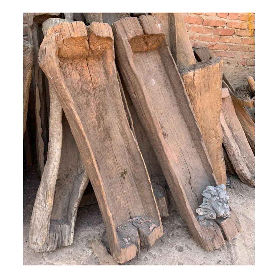 Wholesale Art Crafts Driftwood Planter Wooden Garden Flower Planting