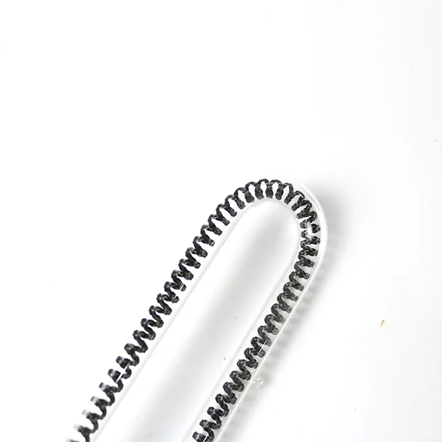 Transparent infrared halogen quartz heater electric heating element