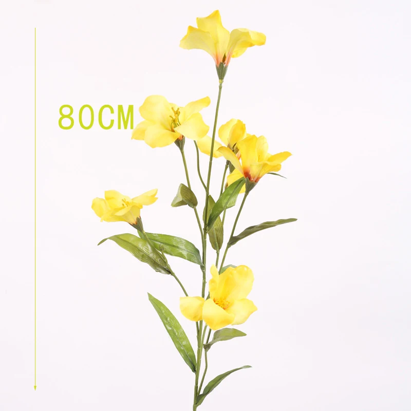 Simulated morning glory tung oil tree decorated with flower photography props dried flower Pampas