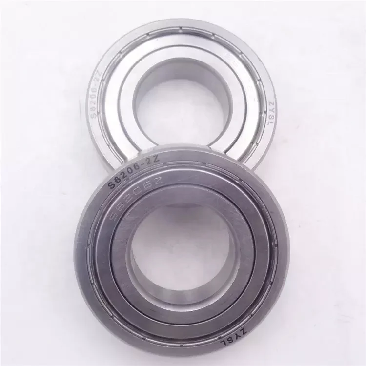 High quality glass and temperature ball bearing 30 X62 X 16mm 6206