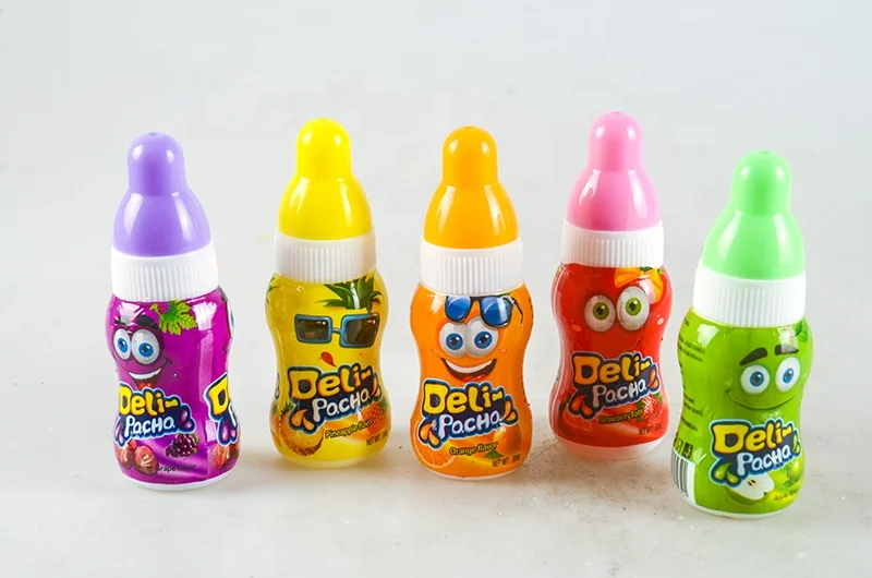 wholesale new design nipple shape fruit liquid candy