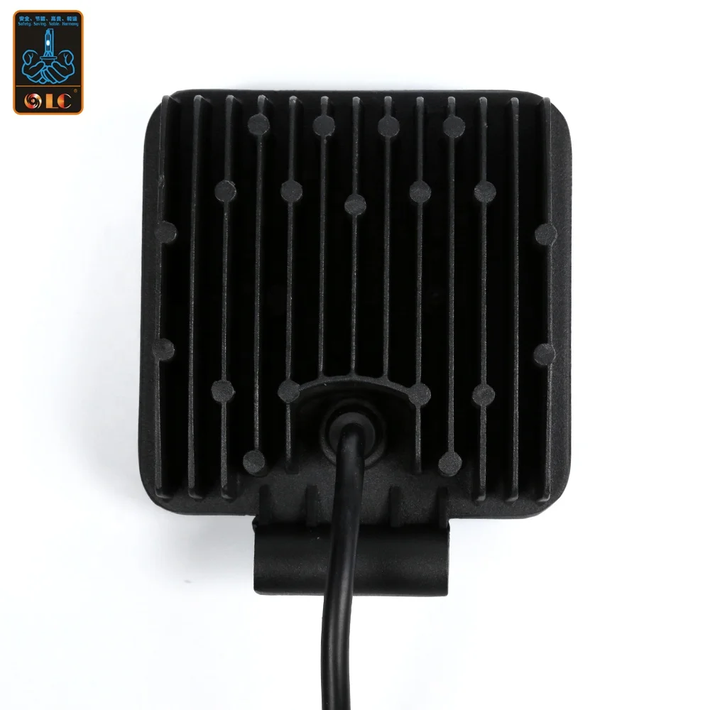 LC 12V 24V 62w super bright square emergency truck offroad car led work light