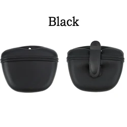 Amazon Custom Logo Food Grade Silicone Yellow Pet Dog Treat Training Pouch Silicone Dog Treat Waist Bags