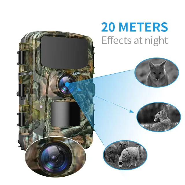 HDKing 4K 15FPS 40M Photo Night Vision Video Recording Distance Thermal Outdoor Wireless Security Trail Hunting Camera