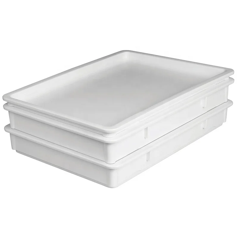 60*40*10cm food grade PP plastic bread pizza dough box / dough tray / dough pan