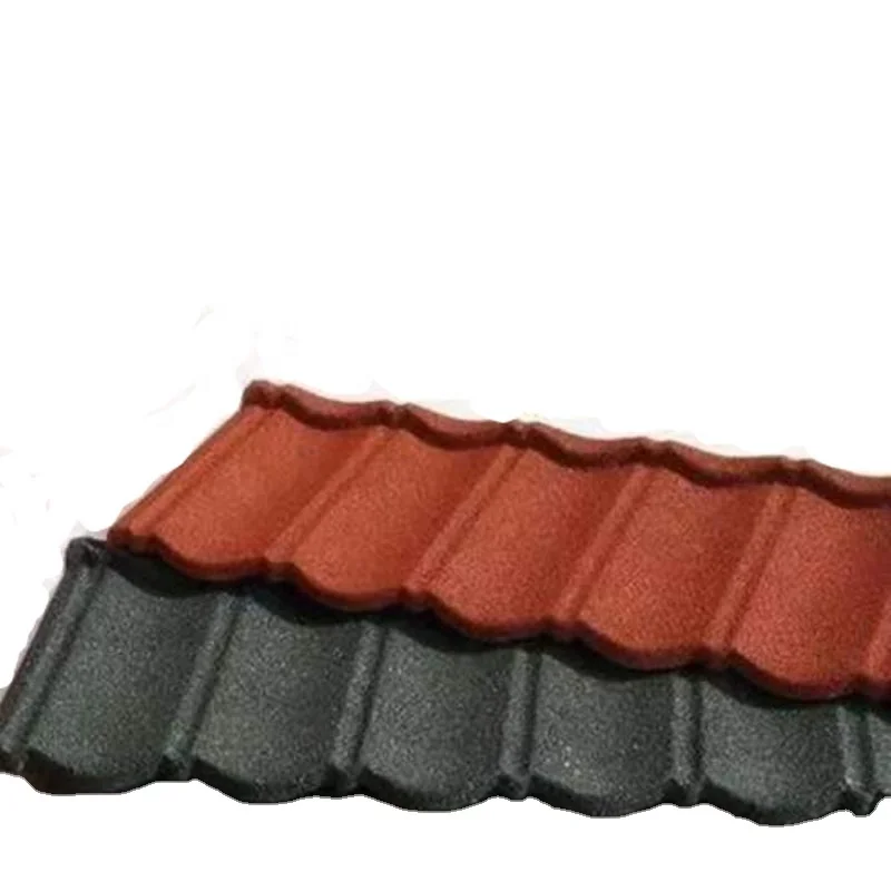 Stone Coated Ceramic Recyclable Reusable Roof Tile Of Aluminum Zinc Steel