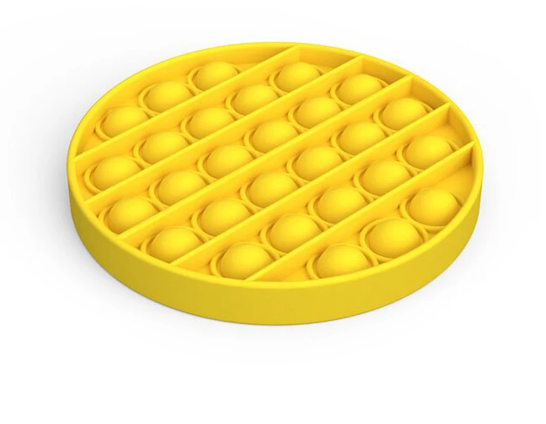 
Wholesale silicone squeeze push pop fidget toy sensory bubble kids Unzip toys 