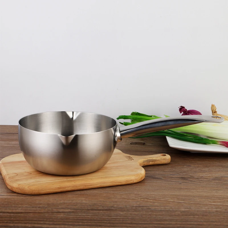 Factory direct selling stainless steel 18/20/22 cm die cast cooking pot mini sauce pan,stainless steel Korea pot