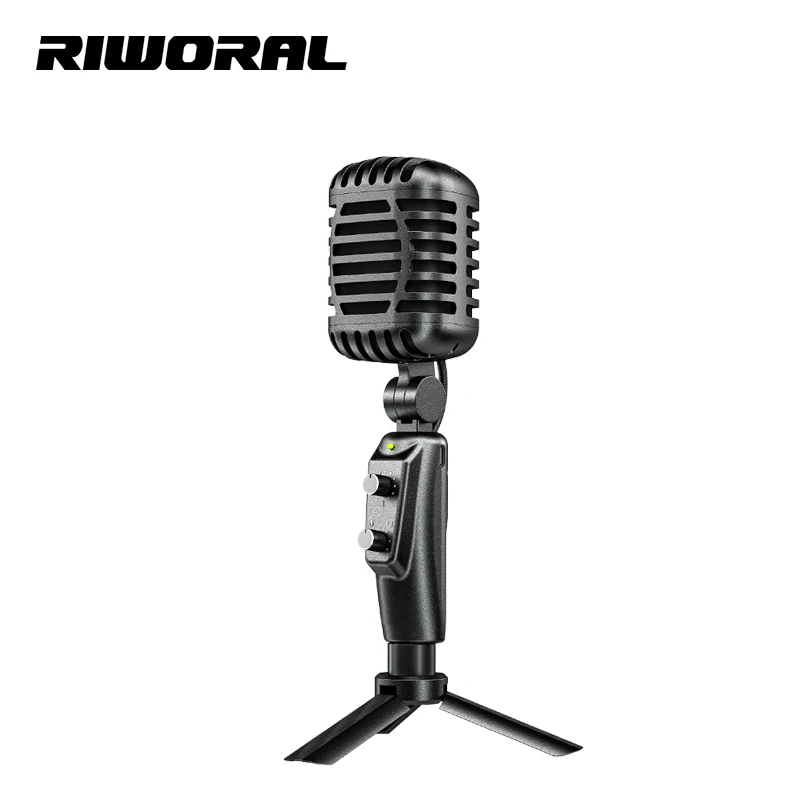 ES327 Fashionable studio microphone recording professional live streaming condenser microphone