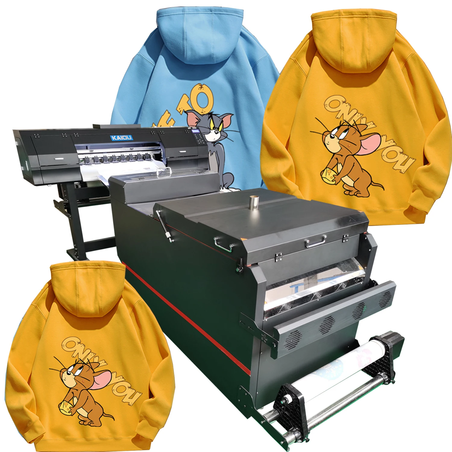 TUOYANG  Hot sale high quality 60 cm dtf printer machine with 2 heads EPSON 4720 for T-shirt printing