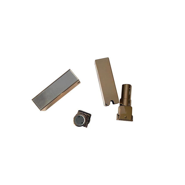 
2021 hot new product makeup luxurious gold metalized plastic empty lipstick tube/casing/case/container 