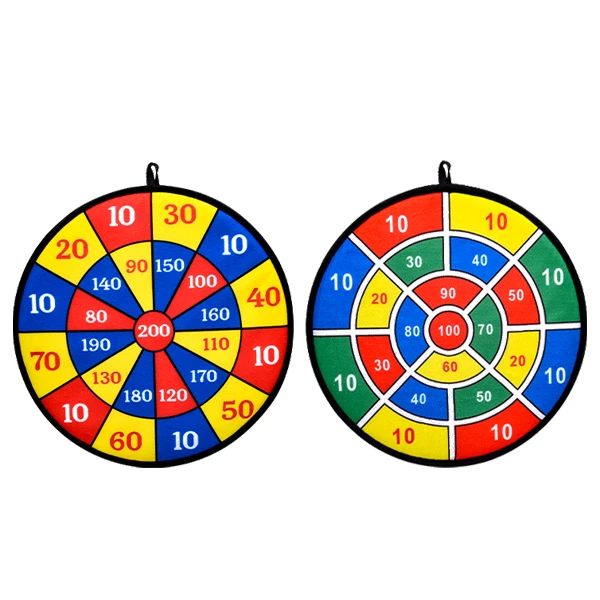 Cute designs kids cloth tossing game dart board