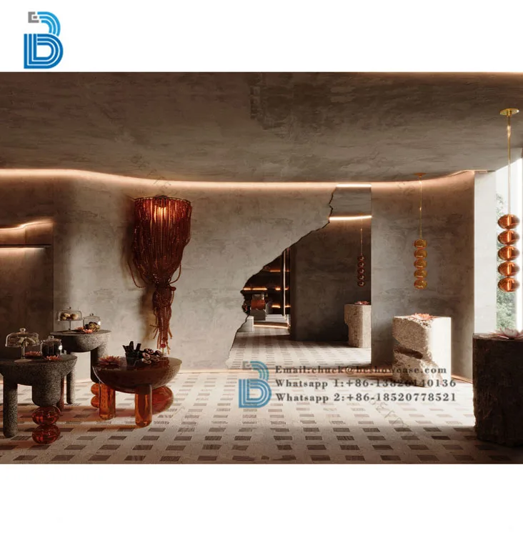 Modern Ladies Clothing Store Interior Design Display Rack Clothing Store Shelf Display Customization Clothing Store Furniture