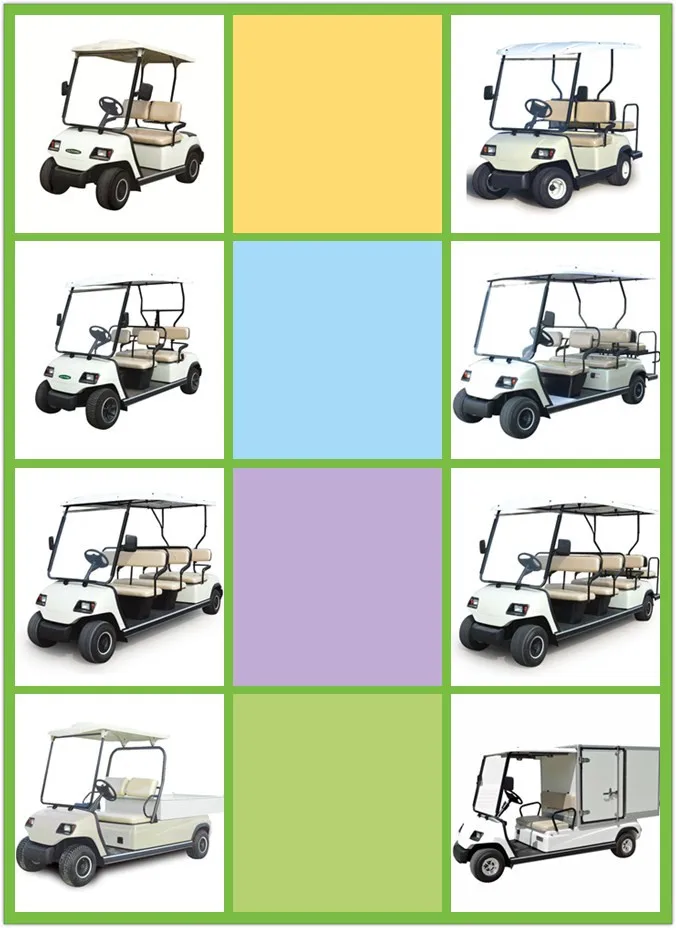 Stand Up Street Legal Zone Electric Utility Cart Golf Cart Car Golfcart Electric From China