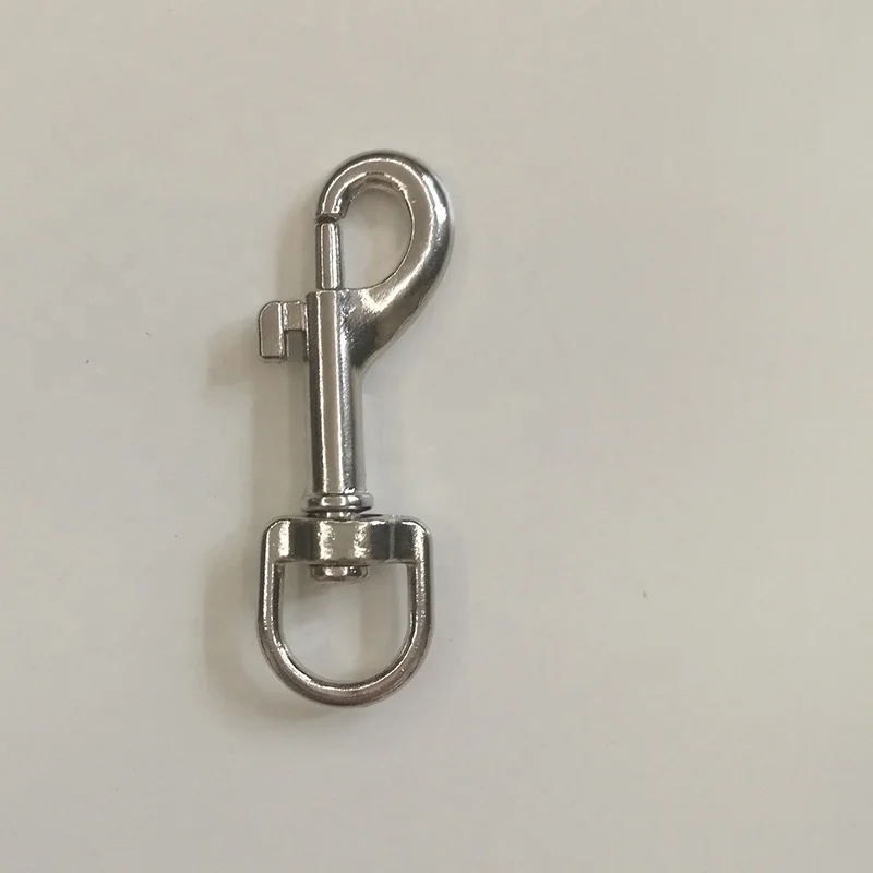 wholesale zinc alloy pet dog clasp chain hook clips bag chain accessories promotional gift customized logo buckles strong heavy