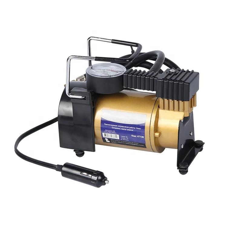 Электрический автомобильный насос 12 В постоянного тока надувной портативный воздушный компрессор для