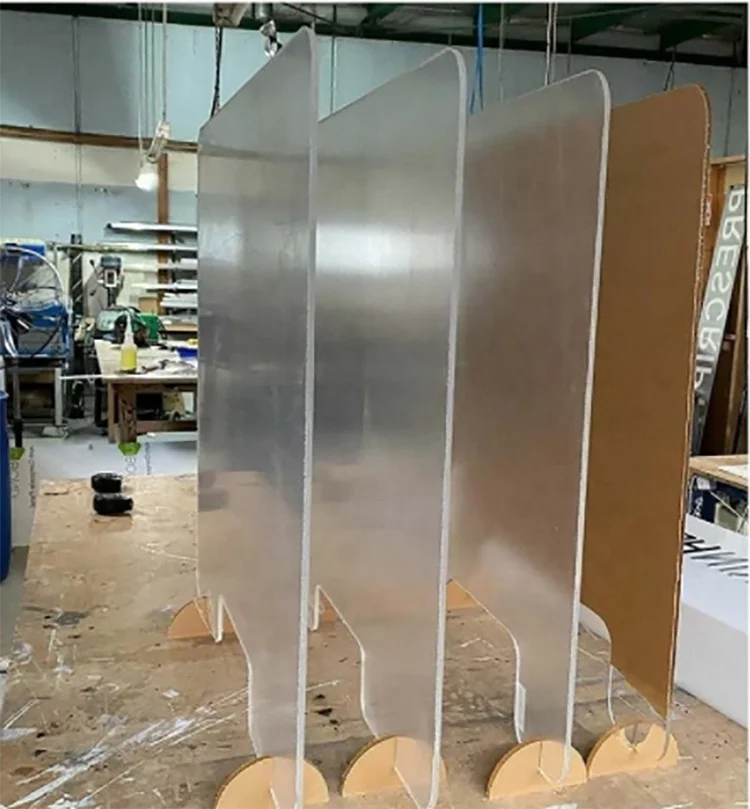solid Polycarbonate sheet for partition board/ counter guard/ dinning room/ office Protective Shield/ Barrier Coughing & Sneezin
