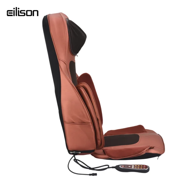 Eilison 2024 prevailing Seat  cushion covers Vibrating massage car seat back relax shiatsu heated massage cushion blood unclog