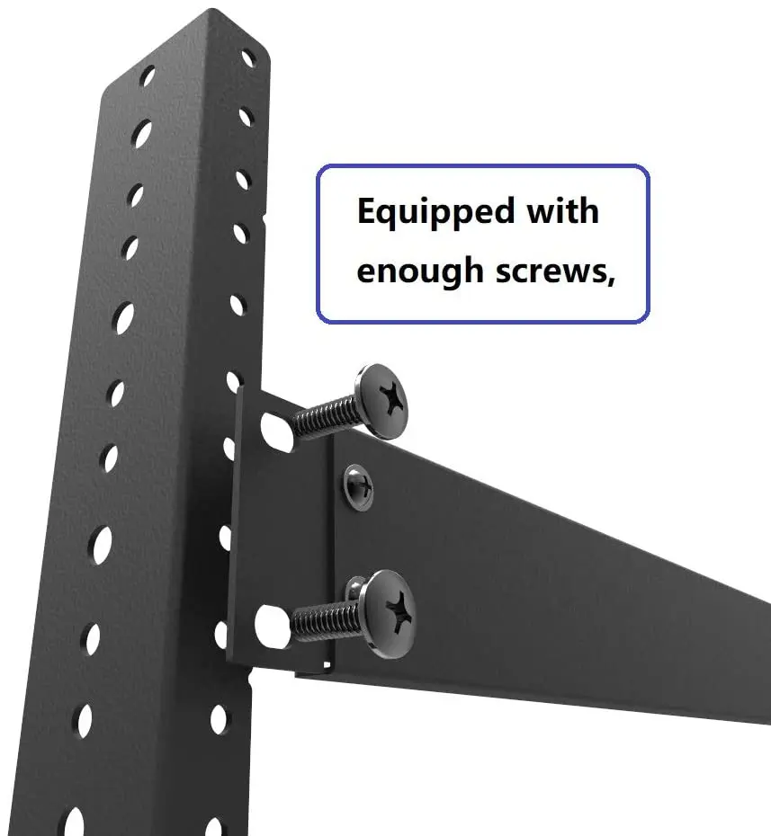 Steel Server Rack Rail Pair DIY Hardware Kit Network Frame Rack Rail Set Hardware Include Rack Enclosures, Rack Cabinets Ce,rech