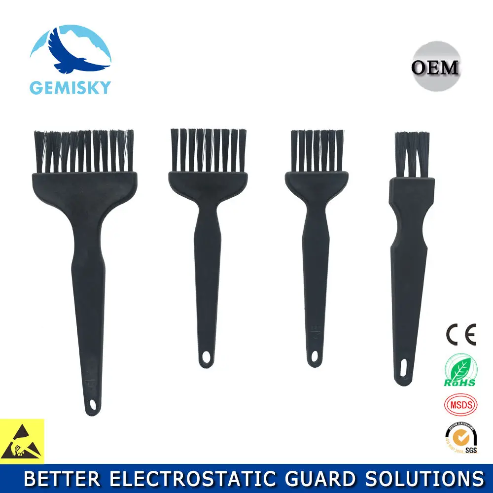 Esd Tools Anti Static Brushes With Conductive Gemisky Bristle Anti Static Brushes With Conductive Nylon Bristle