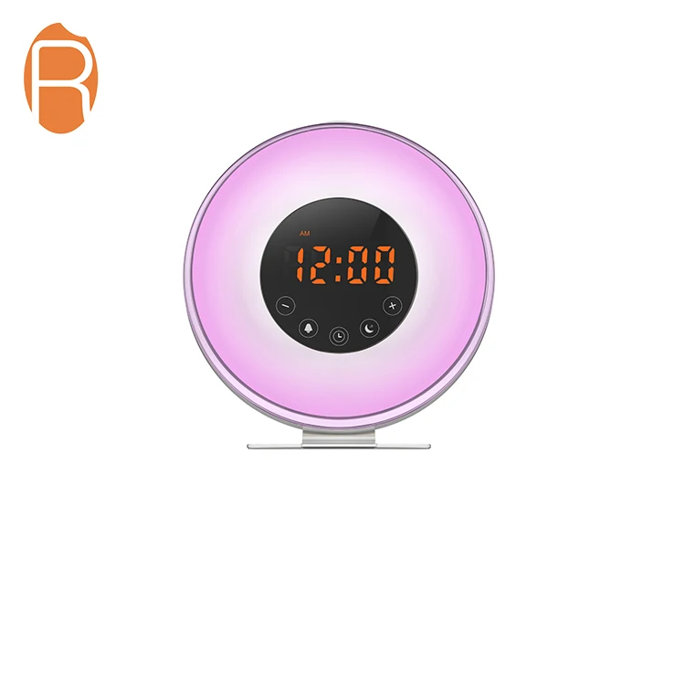 
Digital Alarm Clocks Touch Sensor Sunrise Sunset LED Light Clock 