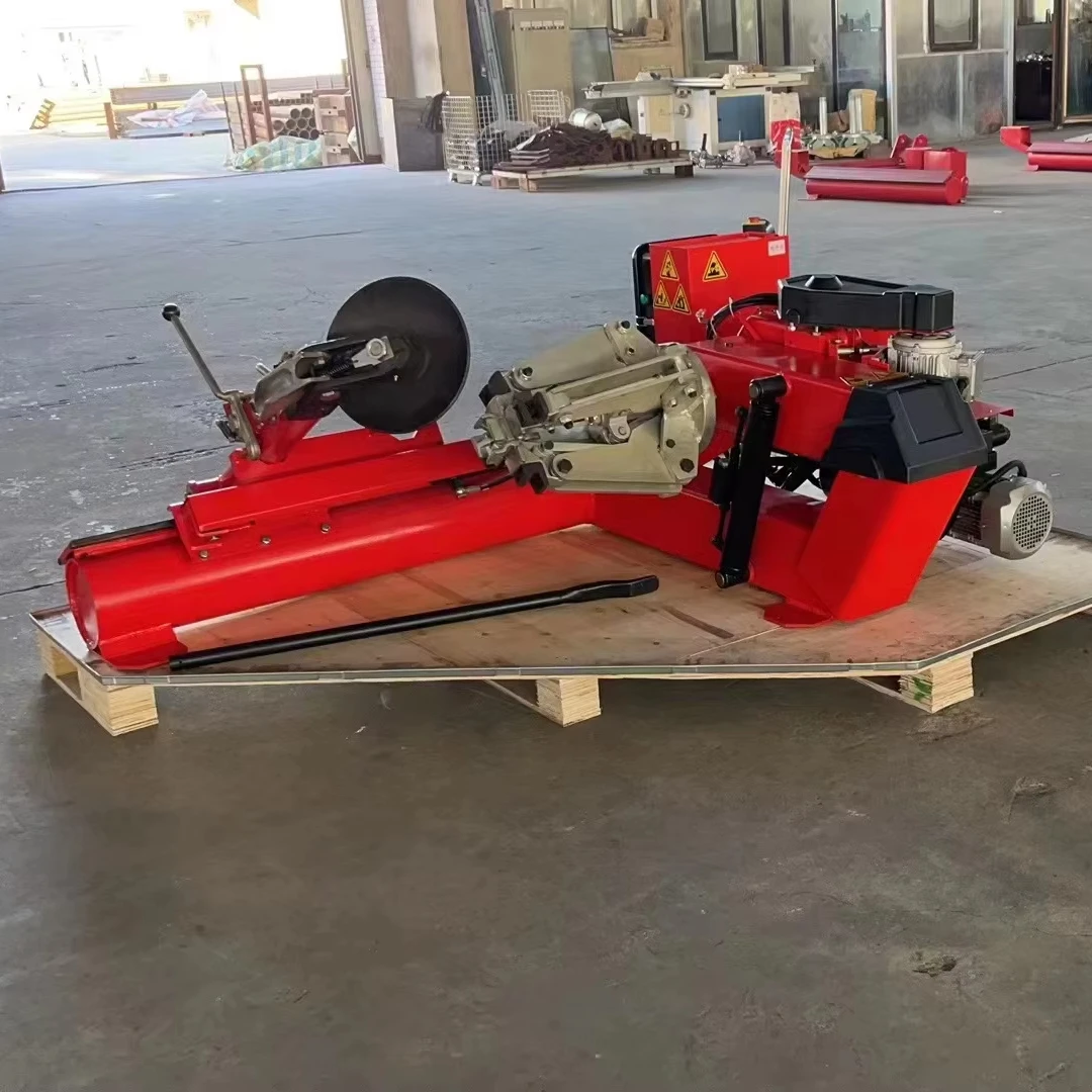 11r22.5 vertical removing type semi large heavy duty portable manual trailer transport truck tire tyre spreader changer machine