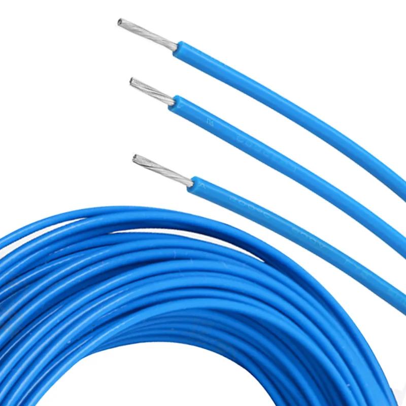 Tri-Rated 0.22Mm Wires Wrap Silver Plated 0.35 Mm Shielded Film Warp Solid Copper  el wire