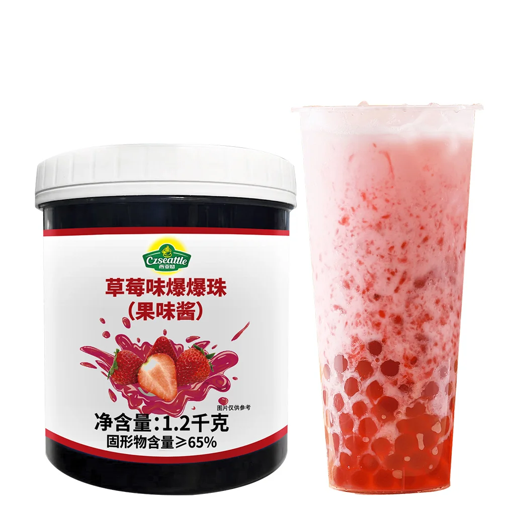 Вкус клубники для приготовления boba для Пузырькового чая
