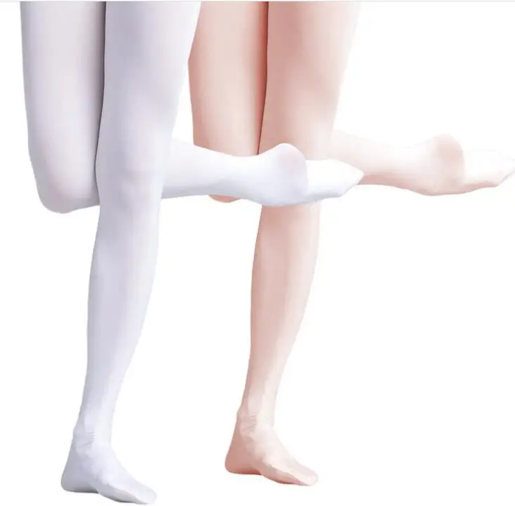 Velvet dance pantyhose ballet  dance tights for girls Footed Ballet Tights