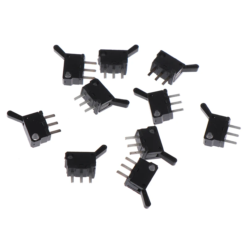 Micro Switches Miniature Small Limit Travel Switch with Hole Three Pins Normally Open Normally Closed N/O N/C
