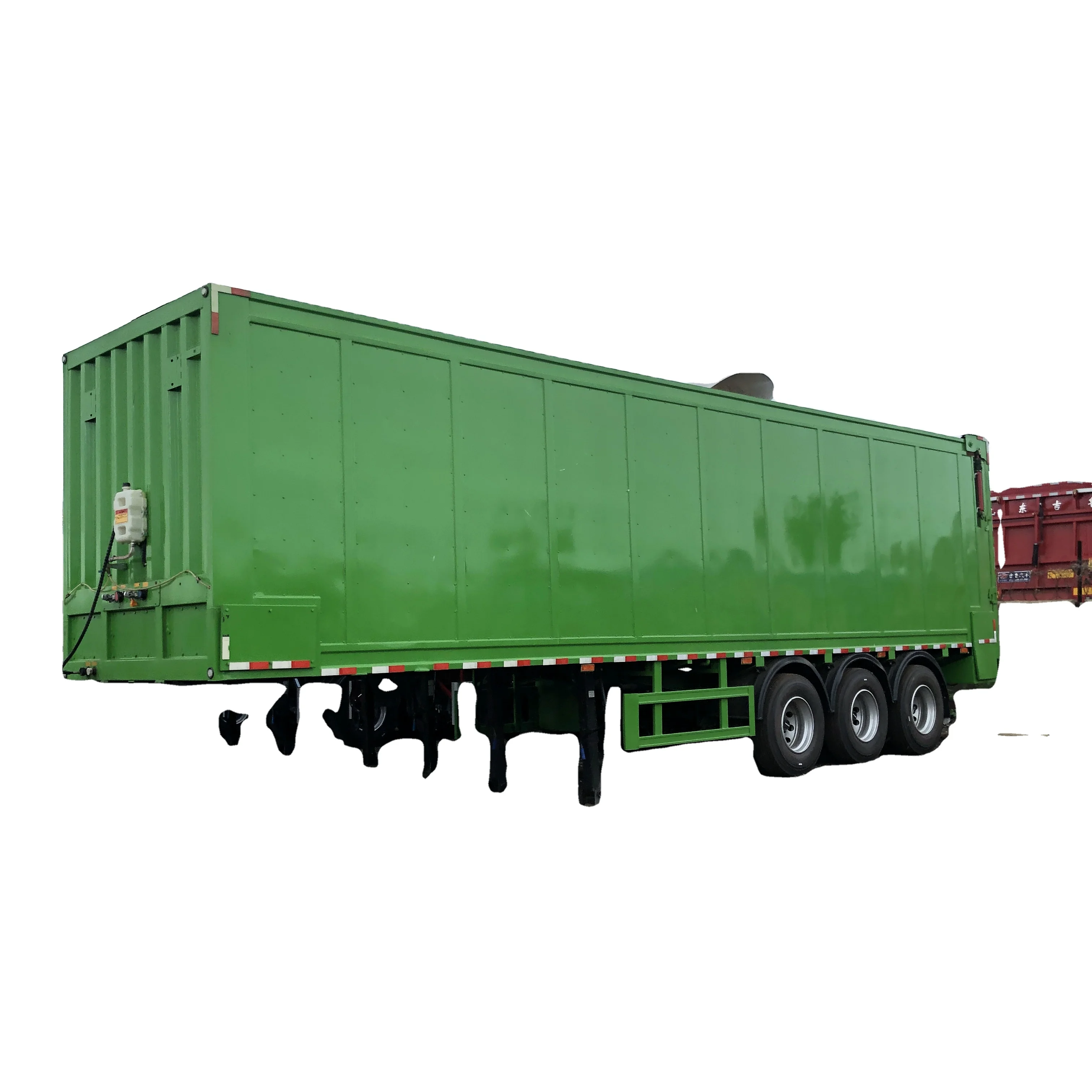 3 Axle 30 Cubic Meter Tractor Dump Semi Trailer Truck