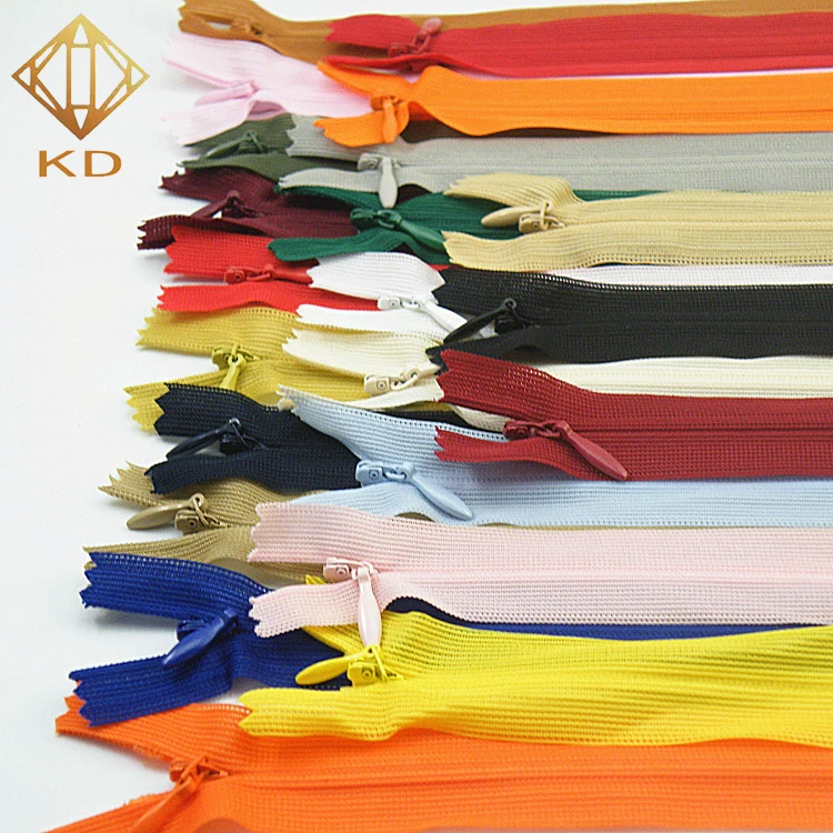 Low price eco-friendly lace type hidden zipper  for dresses