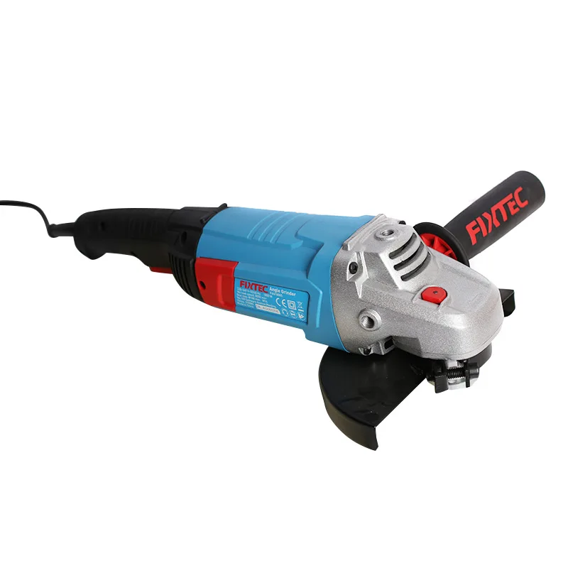 FIXTEC Power Tools 1800W Electric Angle Grinder with 180mm Diamond Disc