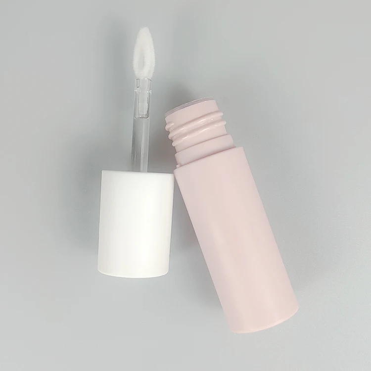 New Customized Cosmetic Empty Cute Wholesale Mini Lip Gloss Container Rubber Paint 3g Lip Gloss Tube Cosmetic Packaging