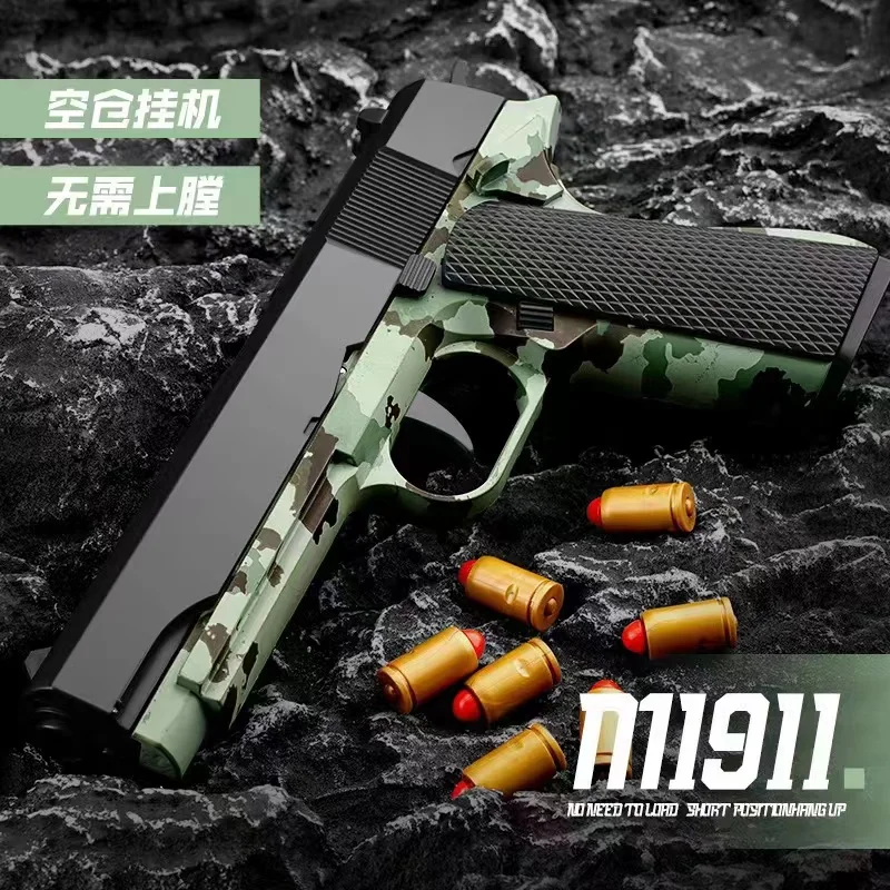 2024 New juguetes para ninos Shell Ejecting Toy Gun Pistol Soft Bullet Accessories Gel Water Gelblaster Blaster Splat Ball Gun