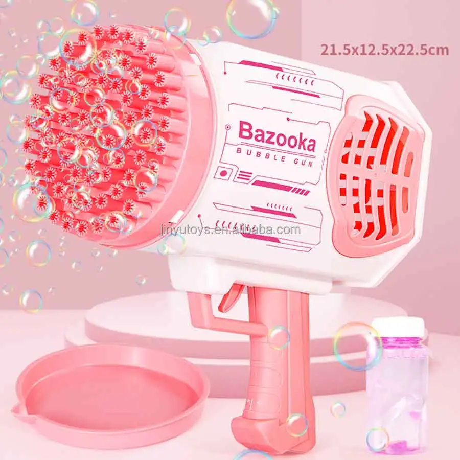 Wedding Lighting 69 Holes Bazooka Rocket Bubble Gun Machine Toys Factory New Arrival Outdoor Toy Holiday Party Gifts for Kids