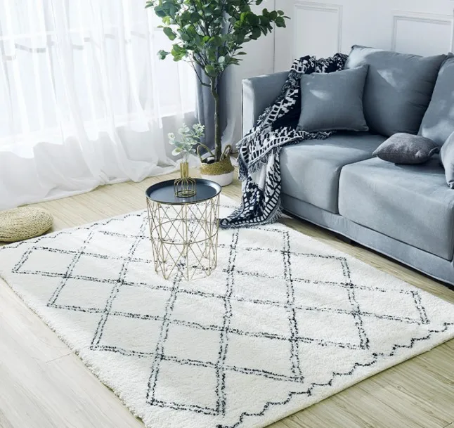 Carpet Nordic simple sitting room coffee table sofa bedroom girl children bedside swivel chair room floor mat