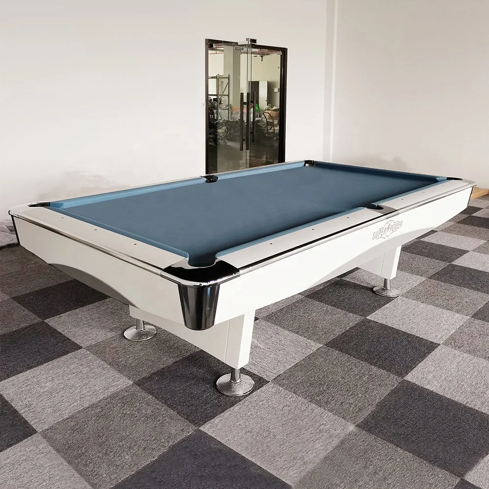 Pool Tables Manufacturers Blue-stone Popular Style Mesa De Billar Club Room 9 Foot Billiard Pool Table For Sale