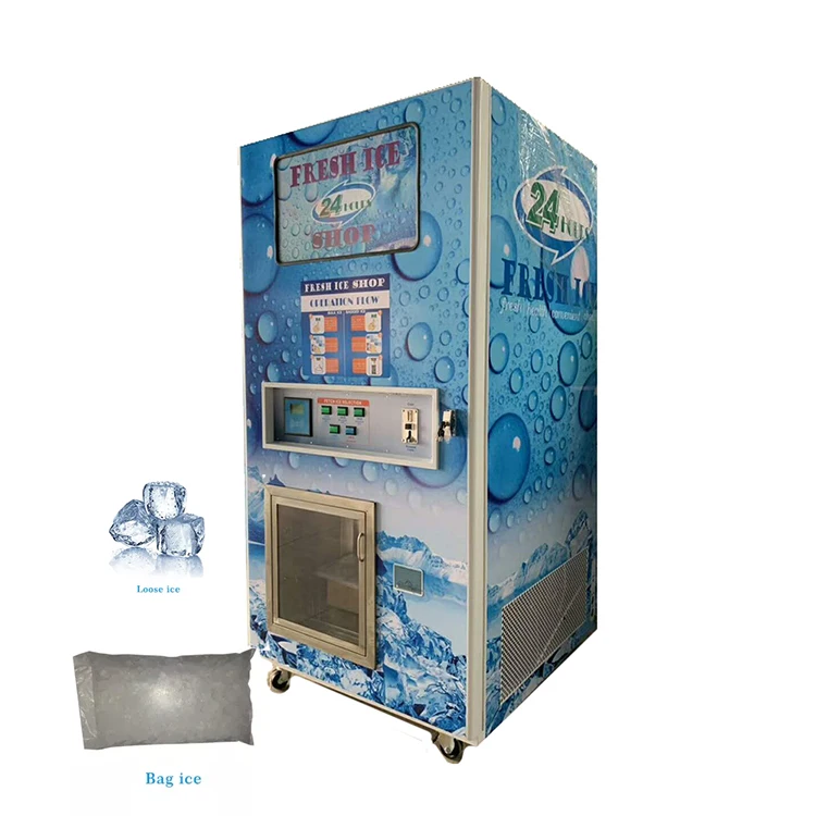 Высококачественный автомат для продажи льда с автоматическим наполнением