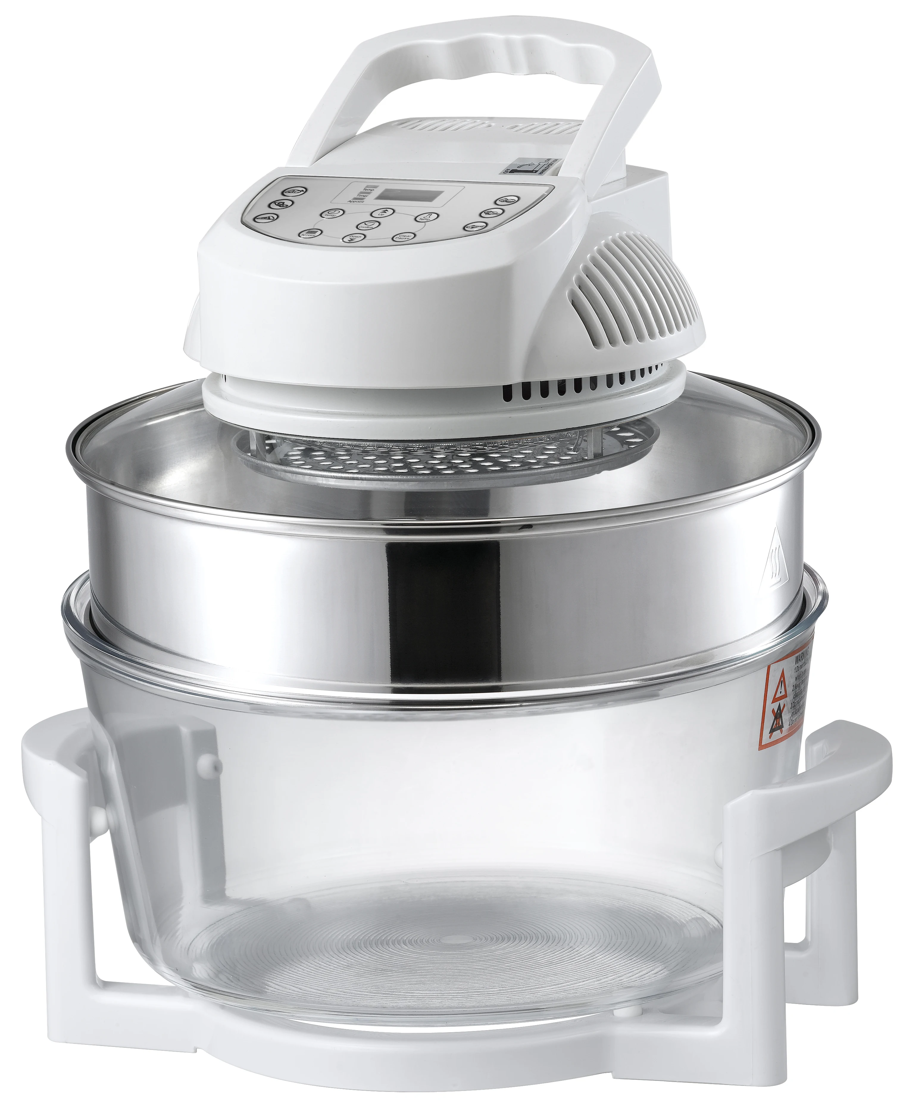 12 l capacity tempered glass bowl convection oven turbo halogen broiler  electric grills & electric griddles