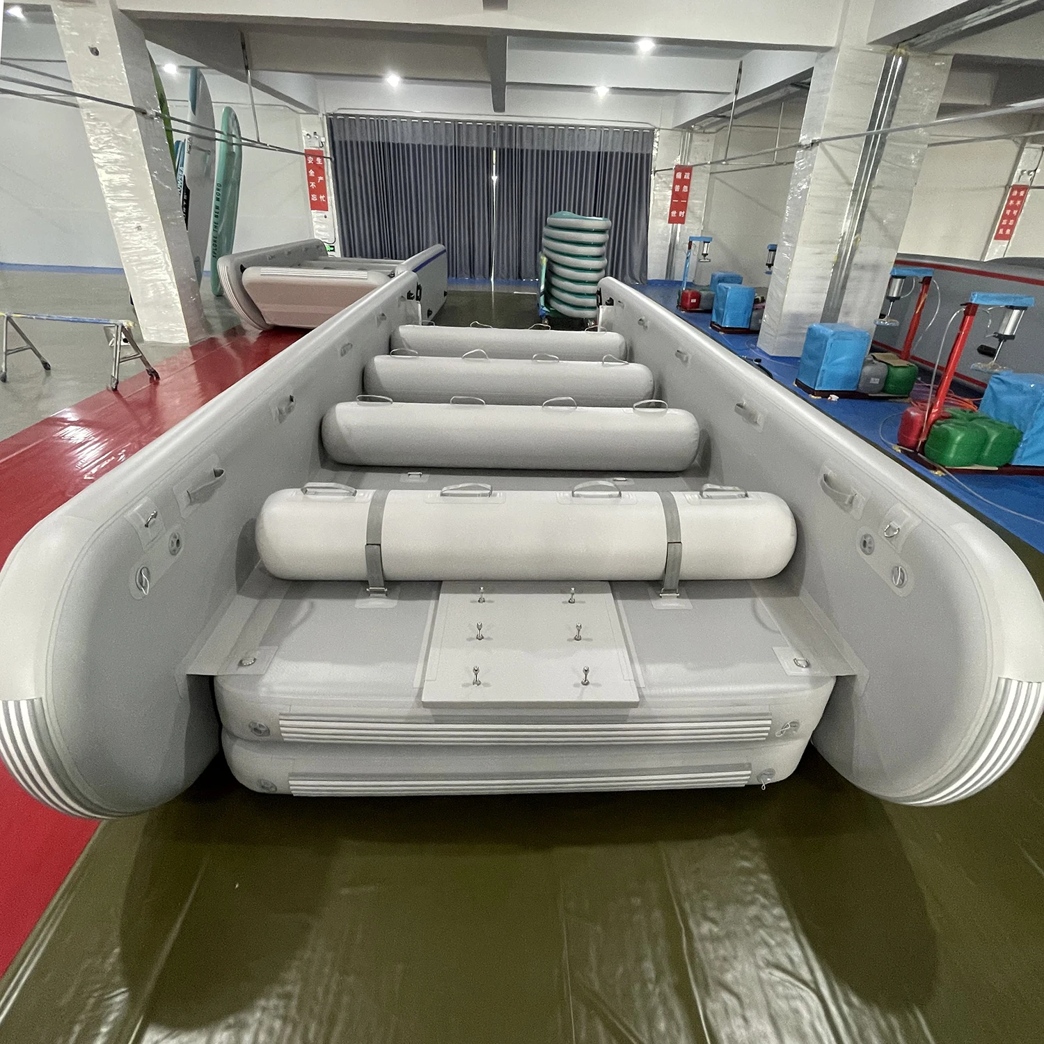6m Length Factory manufacture Inflatable fishing boat rowing boat for transport rescue DWF Life Raft Inflatable Ferry Boat