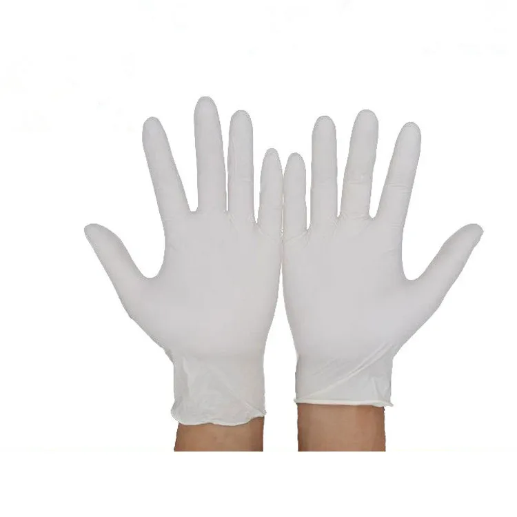 
Manufacturers cheap wholesale convenient medical white nitrile gloves disposable powder-free nitrile gloves 