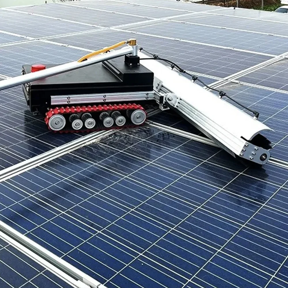 Щетка для очистки солнечной панели вращающаяся моечная машина фотоэлектрическая Очистительная пылеочистительная установка солнечных панелей