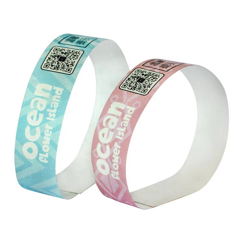 Waterproof fabric thermal wristbands for concert/music festival/resort/swimming pool/play ground/gym/activity/sports events