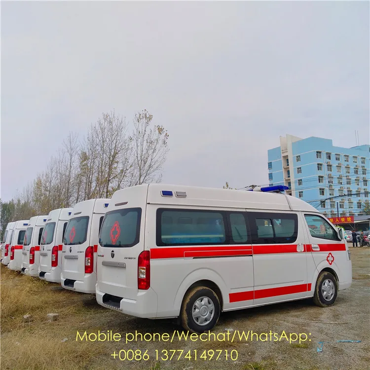 China famous brand Ambulance Car Price/4X2 2WD ICU Ambulance for Sale