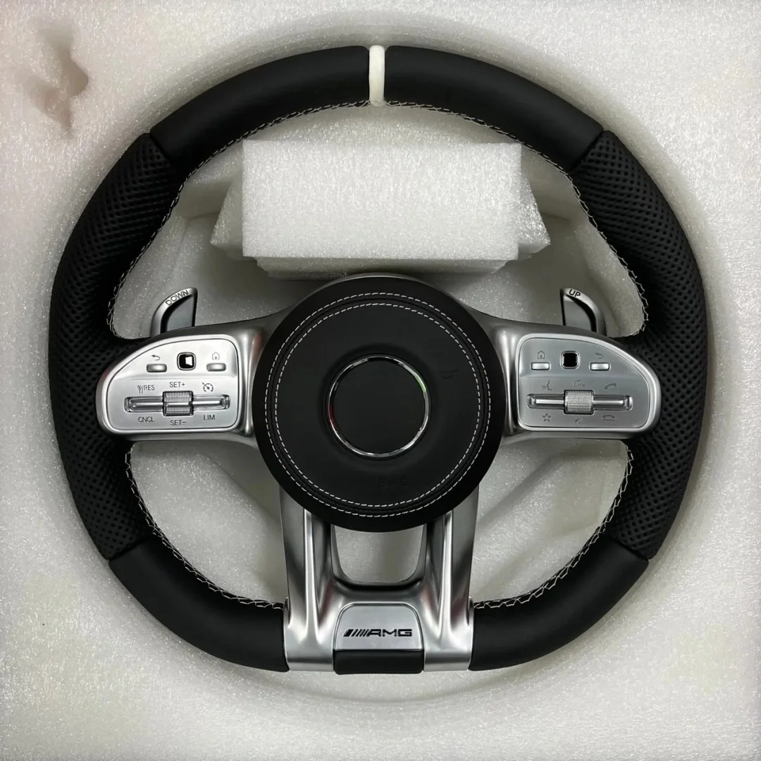W204 Carbon Fiber Steering Wheel For Mercedes Benz AMG W204 W205 W211 W203 W212 W176 W213 Cla W210 W124 W177 W221 A C E S Class