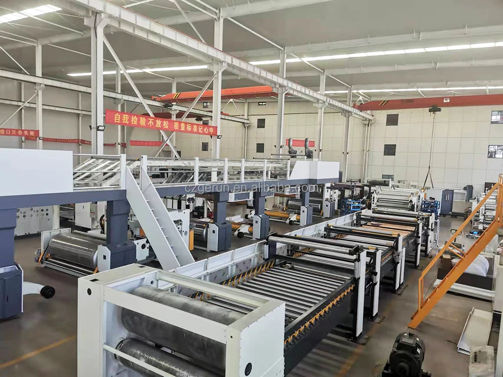 Carton box making machine/boxes cardboard/corrugated paperboard production line