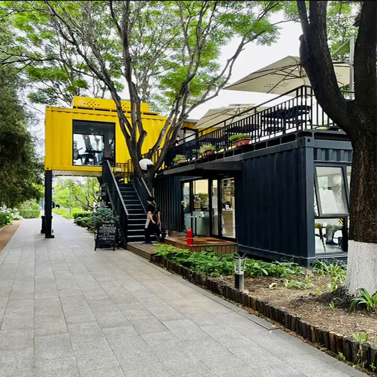 Giantsmade Prefab Shop Cafe Contain Shipping Container Bar Portable Container Shop For Cafe Coffee Barbecue