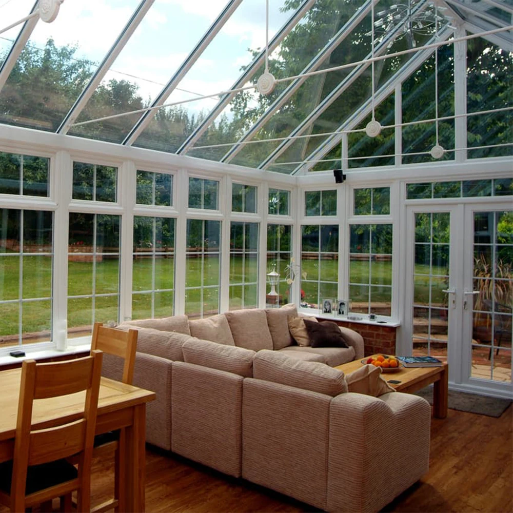High quality aluminum alloy sunroom  glass house garden house